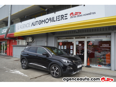 Achat voiture occasion, Auto occasion pas cher | Agence Auto Peugeot 3008 1.2 PURETECH 130 S&S GT LINE EAT8 Noir Année: 2020 Automatique Essence