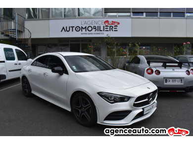 Achat voiture occasion, Auto occasion pas cher | Agence Auto Mercedes Classe CLA II AMG LINE (118) Coupé 180 d 1.5 d 8V 7G-DCT 116 cv Boîte auto Blanc Année: 2019 Automatique Diesel