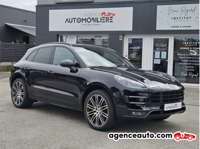 Gebrauchtwagenkauf, Günstige Gebrauchtwagen | Automobilienagentur Porsche Macan TURBO 3.6 400 CV PDK - PASM - Porsche Approved 04/205 Schwarz Jahr: 2015 Automatisch Benzin