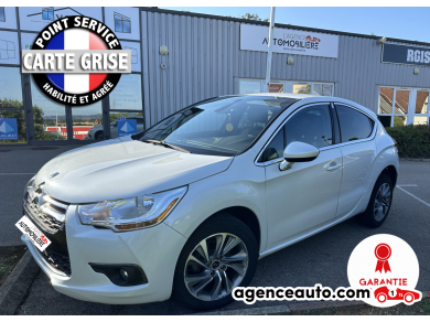 Achat voiture occasion, Auto occasion pas cher | Agence Auto Citroen DS4 1.6 BlueHDi 120 cv SO CHIC S&S *****GARANTIE 3 MOIS***** Blanc Année: 2015 Manuelle Diesel