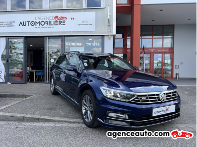 Achat voiture occasion, Auto occasion pas cher | Agence Auto Volkswagen Passat SW 2.0 TDI 150 DSG7 R-LINE Bleu Année: 2018 Automatique Diesel