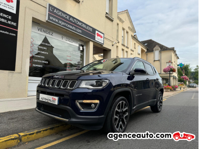 Achat voiture occasion, Auto occasion pas cher | Agence Auto Jeep Compass 1.4 MULTIAIR 140cv 4X2 LIMITED Bleu Année: 2018 Manuelle Essence