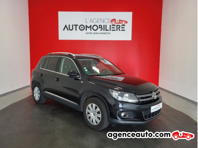 Achat voiture occasion, Auto occasion pas cher | Agence Auto Volkswagen Tiguan 1.4 TSI 122 CUP + ATTELAGE / SIEGES CHAUFFANTS Noir Année: 2014 Manuelle Essence