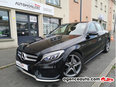 Achat voiture occasion, Auto occasion pas cher | Agence Auto Mercedes Classe C IV 200 D SPORTLINE 9G-TRONIC Noir Année: 2018 Automatique Diesel