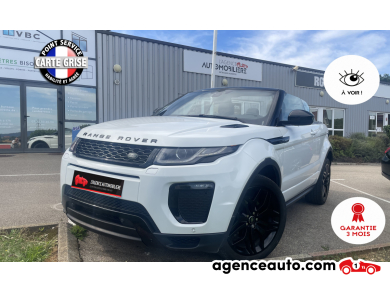 Achat voiture occasion, Auto occasion pas cher | Agence Auto Land Rover Range Rover Evoque Cabriolet FINTION HSE DYNAMIC voque I Phase 2 Cabriolet 2.0 TD4 16V 4WD BVA9 180 cv Boîte auto Blanc Année: 2018 Automatique Diesel