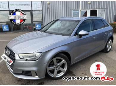 Aankoop Gebruikte Auto, Goedkope Gebruikte Auto | Agence Auto Audi A3 EDITION SPORT Série 3 Phase 2 Sportback 2.0 TDI 16V S-Tronic6 S&S 150 cv Boîte auto Zilver Jaar : 2017 Automatische auto Diesel
