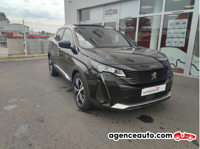 Achat voiture occasion, Auto occasion pas cher | Agence Auto Peugeot 3008 1.5 BlueHDi 130ch S&S GT EAT8 (ACC, Caméra 360, Toit Ouvrant) Noir Année: 2022 Automatique Diesel