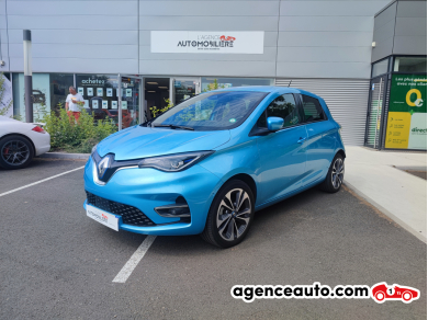 Achat voiture occasion, Auto occasion pas cher | Agence Auto Renault Zoe Intens charge normale R135 Bleu Année: 2020 Automatique Électrique