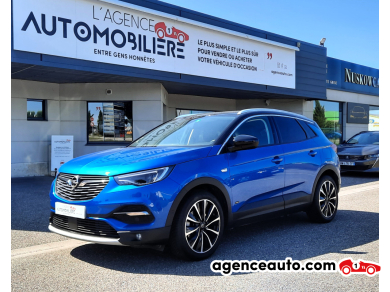 Achat voiture occasion, Auto occasion pas cher | Agence Auto Opel Grandland X 1.6 Hybrid Ultimate 300CH Bleu Année: 2020 Automatique Essence, Hybride