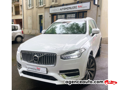 Achat voiture occasion, Auto occasion pas cher | Agence Auto Volvo XC90 II (2) RECHARGE T8 390 AWD INSCRIPTION LUXE GEARTRONIC 8 7PL Blanc Année: 2020 Automatique Hybride rechargeable