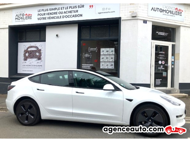 Achat voiture occasion, Auto occasion pas cher | Agence Auto Tesla Model 3 Phase 2 Standard Range 283 cv Boîte auto Grande Autonomie GARANTIE 6 MOIS Blanc Année: 2023 Automatique Électrique