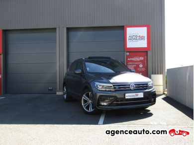 Achat voiture occasion, Auto occasion pas cher | Agence Auto Volkswagen Tiguan 2.0 TDI 150ch CARAT EXCLUSIVE DSG7 Gris Année: 2018 Automatique Diesel