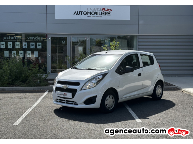 Achat voiture occasion, Auto occasion pas cher | Agence Auto Chevrolet Spark 1.0 16v LS 5p ( 166€/mois ) Blanc Année: 2013 Manuelle Essence