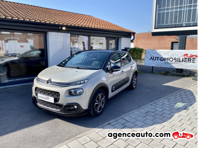 Achat voiture occasion, Auto occasion pas cher | Agence Auto Citroen C3 III 1.2  110 S&S SHINE Beige Année: 2018 Manuelle Essence