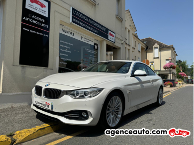 Achat voiture occasion, Auto occasion pas cher | Agence Auto Bmw Série 4 420i LUXURY + TOIT OUVRANT CARPLAY SUIVI BMW Blanc Année: 2016 Automatique Essence