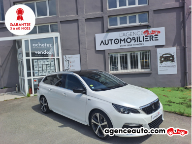 Achat voiture occasion, Auto occasion pas cher | Agence Auto Peugeot 308 SW 2L HDI 180 cv GT Blanc Année: 2019 Automatique Diesel