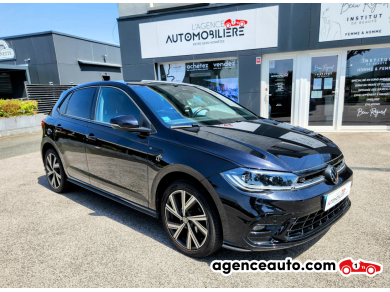 Achat voiture occasion, Auto occasion pas cher | Agence Auto Volkswagen Polo 1.0 TSI 95 ch R-line DSG7 Noir Année: 2022 Automatique Essence