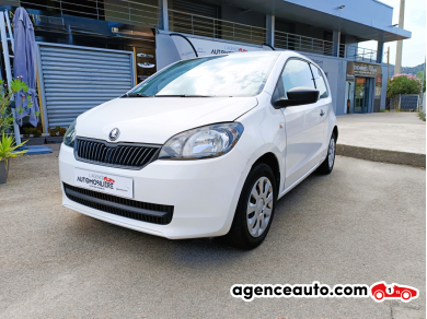 Achat voiture occasion, Auto occasion pas cher | Agence Auto Skoda Citigo 1.0 MPI 60 AMBITION Blanc Année: 2013 Manuelle Essence