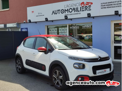 Achat voiture occasion, Auto occasion pas cher | Agence Auto Citroen C3 82 Shine BVM5 Blanc Année: 2018 Manuelle Essence