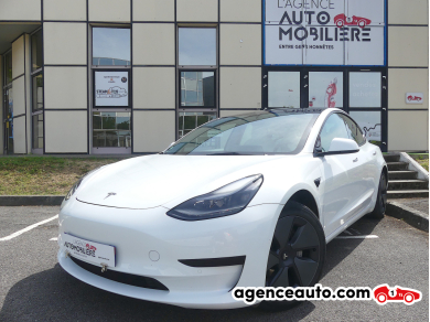 Achat voiture occasion, Auto occasion pas cher | Agence Auto Tesla Model 3 AUTONOMIE STANDARD PLUS 2021 60KWH Blanc Année: 2021 Automatique Électrique