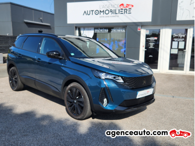 Achat voiture occasion, Auto occasion pas cher | Agence Auto Peugeot 5008 1.2 130 CV GT EAT8 - BLACK TOWN - Bleu Année: 2023 Automatique Essence