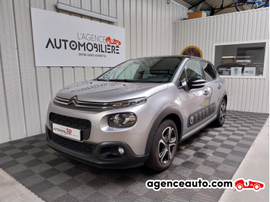 Achat voiture occasion, Auto occasion pas cher | Agence Auto Citroen C3 1.2 puretech 110 ch Shine Gris Année: 2019 Manuelle Essence