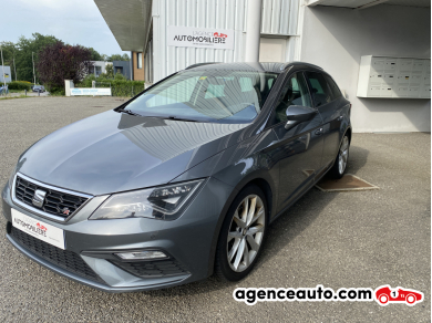 Achat voiture occasion, Auto occasion pas cher | Agence Auto Seat leon III (5F8) ST Phase 2 2.0 TDI 16V DSG6 150 cv BVA Gris Année: 2017 Automatique Diesel