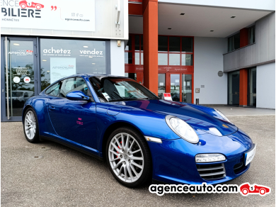 Achat voiture occasion, Auto occasion pas cher | Agence Auto Porsche 911 Carrera 997 Coupé 4S 3.8i Flat 6 385 cv Boîte auto Bleu Année: 2010 Automatique Essence