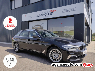 Achat voiture occasion, Auto occasion pas cher | Agence Auto Bmw Série 5 TOURING (G31) 530D XDRIVE 265 LUXURY ATTELAGE TOIT PANO Noir Année: 2019 Automatique Diesel