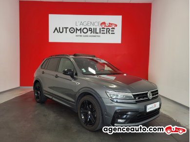 Achat voiture occasion, Auto occasion pas cher | Agence Auto Volkswagen Tiguan TIGUAN 2.0 TDI 150 BLACK R-LINE DSG7 Gris Année: 2019 Automatique Diesel