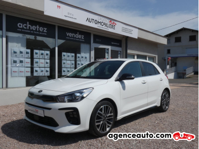 Achat voiture occasion, Auto occasion pas cher | Agence Auto Kia Rio 1.0 T-GDI HYBRID 100 MHEV GT LINE Blanc Année: 2022 Manuelle Hybride