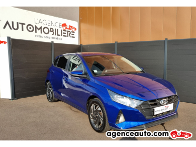 Achat voiture occasion, Auto occasion pas cher | Agence Auto Hyundai i20 1.2 84 INTUITIVE Bleu Année: 2021 Manuelle Essence