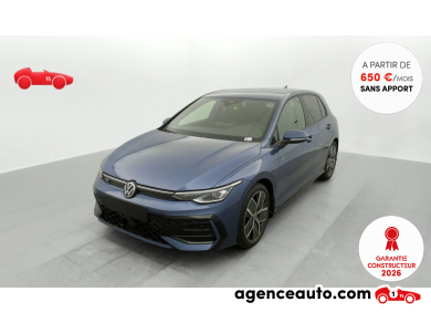 Achat voiture occasion, Auto occasion pas cher | Agence Auto Volkswagen Golf 8 1.5 ETSI Evo2 150 R-LINE DSG7 (Neuf, TVA) Bleu Année: 2024 Automatique Hybride