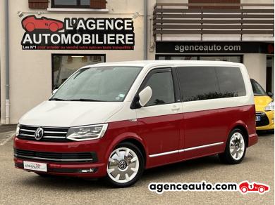 Achat voiture occasion, Auto occasion pas cher | Agence Auto Volkswagen Multivan 2.0 tdi 204 DSG7 VASP PMR GENERATION SIX Rouge Année: 2015 Automatique Diesel