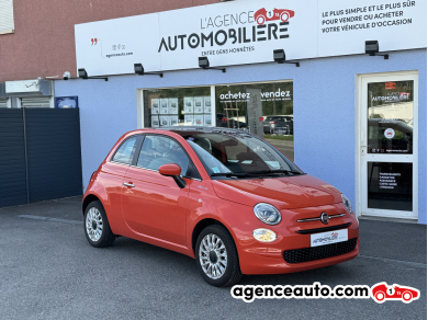 Achat voiture occasion, Auto occasion pas cher | Agence Auto Fiat 500 1.0 69 cv Dolcevita HYBRID Orange Année: 2022 Manuelle Hybride