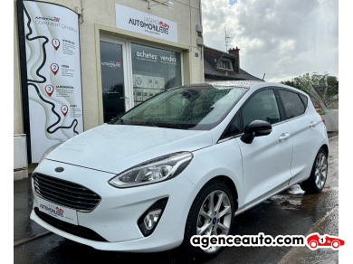 Achat voiture occasion, Auto occasion pas cher | Agence Auto Ford Fiesta VII 1.0 SCTi EcoBoost 12V 100 cv TITANIUM Blanc Année: 2017 Manuelle Essence