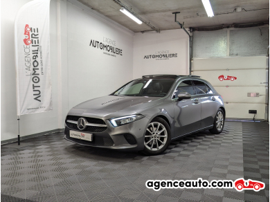 Achat voiture occasion, Auto occasion pas cher | Agence Auto Mercedes Classe A IV 180 D PROGRESSIVE LINE 7G-DCT + TOIT OUVRANT Gris Année: 2019 Automatique Diesel