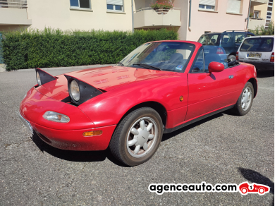 Achat voiture occasion, Auto occasion pas cher | Agence Auto Mazda MX-5 1.6L 115ch 1re main Rouge Année: 1991 Manuelle Essence