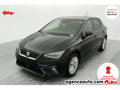 Achat voiture occasion, Auto occasion pas cher | Agence Auto Seat Ibiza 1.0 EcoTSI 110 FR BVM6 (Neuf, CarPlay, Aide à la conduite full) Noir Année: 2024 Manuelle Essence