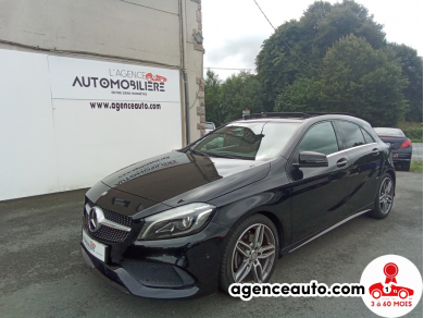 Achat voiture occasion, Auto occasion pas cher | Agence Auto Mercedes Classe A 1.6 180 120 FASCINATION 7G-DCT BVA Noir Année: 2016 Automatique Essence