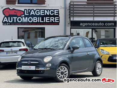 Aankoop Gebruikte Auto, Goedkope Gebruikte Auto | Agence Auto Fiat 500 1.2 69ch LOUNGE toit panoramique Grijs Jaar: 2014 Handgeschakelde auto Benzine