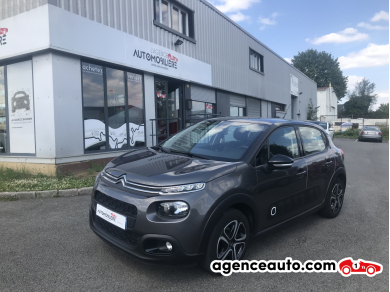 Achat voiture occasion, Auto occasion pas cher | Agence Auto Citroen C3 1.2 THP PureTech  110 cv Boîte auto SHINE CAR PLAY Argent Année: 2018 Automatique Essence