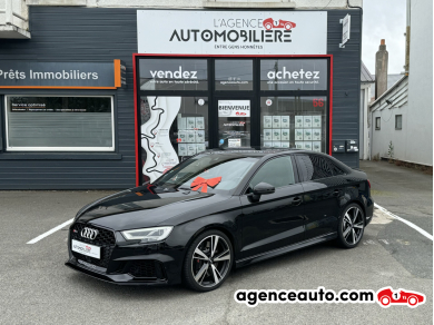 Achat voiture occasion, Auto occasion pas cher | Agence Auto Audi RS3 Berline 8V2 2.5 TFSI 400ch S-Tronic 7 Sedan Noir Année: 2019 Automatique Essence