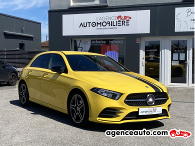 Achat voiture occasion, Auto occasion pas cher | Agence Auto Mercedes Classe A IV 180 AMG LINE 136 7G-DCT - CAMERA DE RECUL Jaune Année: 2020 Automatique Essence