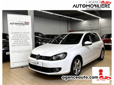 Achat voiture occasion, Auto occasion pas cher | Agence Auto Volkswagen Golf 1.4 TSI 122 CONFORTLINE DSG 5P Blanc Année: 2012 Automatique Essence