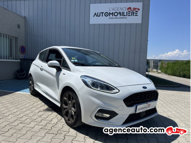 Achat voiture occasion, Auto occasion pas cher | Agence Auto Ford Fiesta 1.2L 125CV ST LINE Blanc Année: 2020 Manuelle Essence