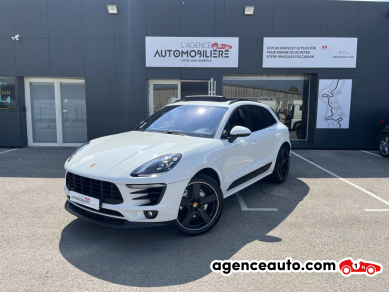 Achat voiture occasion, Auto occasion pas cher | Agence Auto Porsche Macan S 3.0 TDI V6 PDK 258cv PDLS / PASM garantie 12 mois PA Blanc Année: 2017 Automatique Diesel