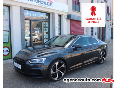 Achat voiture occasion, Auto occasion pas cher | Agence Auto Audi A5 COUPE 2.0 TFSI 190CH DESIGN LUXE S-TRONIC BVA Noir Année: 2017 Automatique Essence