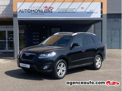 Achat voiture occasion, Auto occasion pas cher | Agence Auto Hyundai Santa Fe 2.2 CRDi DPF 4WD 197 cv Boîte auto/CaméraDeRecul/Attelage Noir Année: 2011 Automatique Diesel