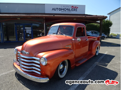 Achat voiture occasion, Auto occasion pas cher | Agence Auto Chevrolet 3100 V8 5.7 L 250  BOITE AUTOMATIQUE 3 vitesses TH350 Orange Année: 1950 Automatique Essence